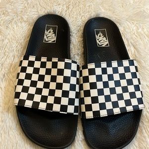 NWOT Vans slides